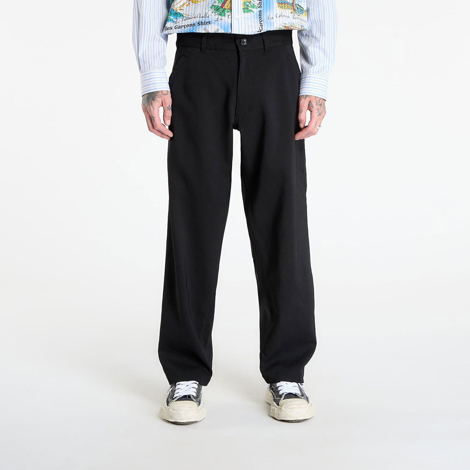 Bukser Comme des Garçons Comme des Garçons SHIRT Trousers With Patch Pockets Sort | FP-P501-W25 Black, 0