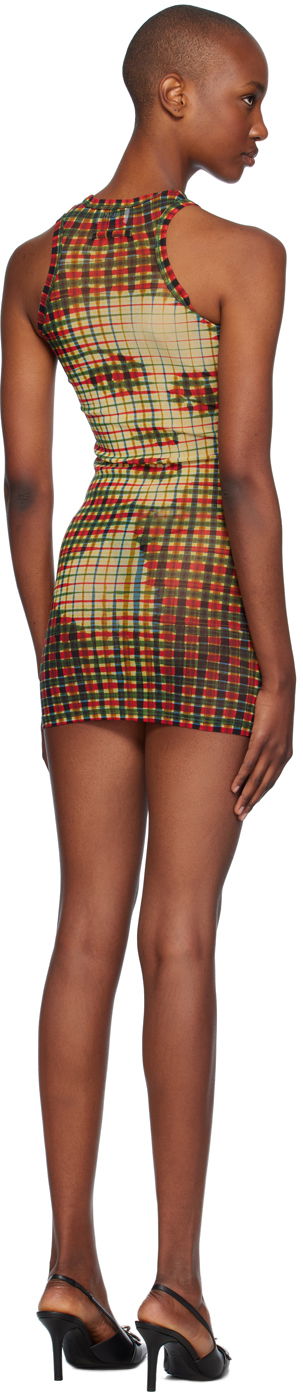 Kjole Jean Paul Gaultier Jean Paul Gaultier Tartan Face Print Mini Dress Flerfarvet | 24/31-F-RO273-T563-95105030, 2