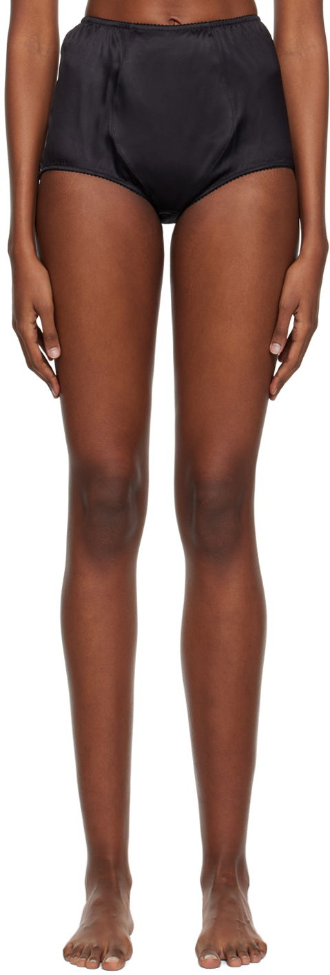 Trusser Dolce & Gabbana Black High-Rise Briefs Sort | O2A18T FUAD8