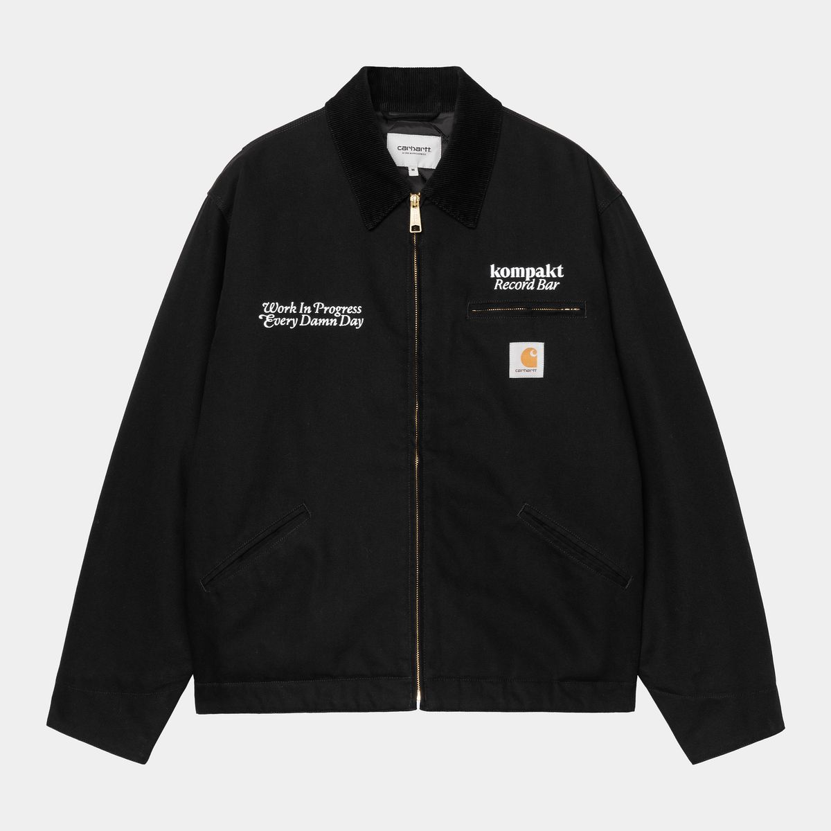 Jakke Carhartt WIP WIP Kompakt OG Detroit Jacket Sort | A252053_6, 0