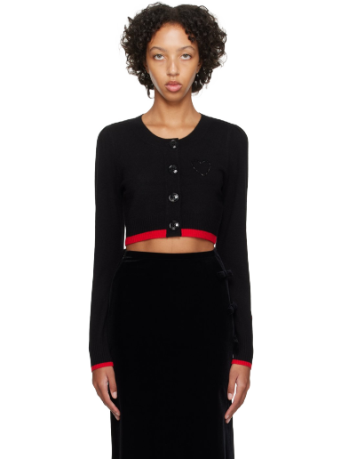 Sweater GANNI Cropped Cardigan Sort | K2028