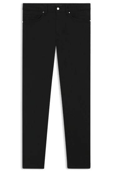 Jeans BOSS Porsche x BOSS Tapered-Fit Stretch Denim Jeans Sort | 50550924, 0