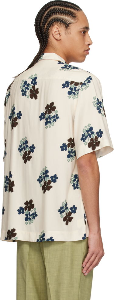Skjorte Paul Smith Paul Smith Floral Print Regular Fit Shirt Beige | M1R-905U-P02578-04, 2
