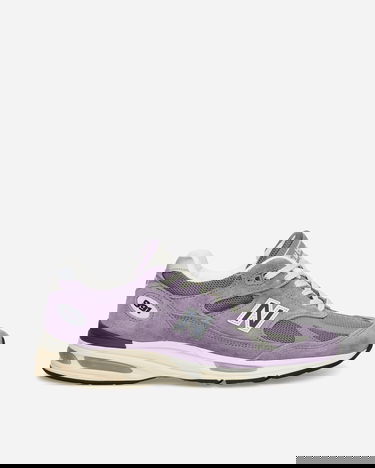 Sneakers og sko New Balance 991v2 - Made in UK Lilla | U991LV2, 3