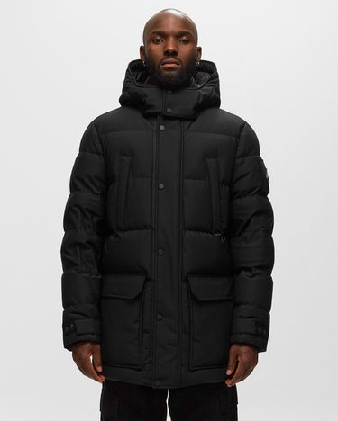 Parka Moose Knuckles Nylon Blend Down Coat Sort | M32MJ152-292, 3