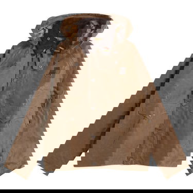 Jakke Levi's Levi's X Barbour Spey Hooded Waxed Jacket with Cord Collar Brun | 008GK-0005, 1