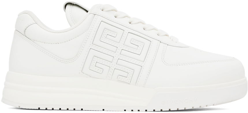 Sneakers og sko Givenchy White G4 Low Hvid | BH007WH1DE100, 0
