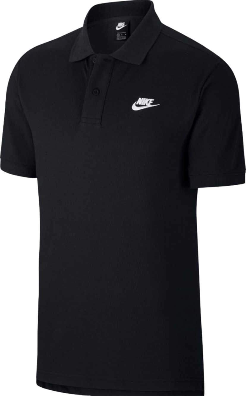 Polo skjorte Nike TM COTTON POLO Sort | 0208nz-010