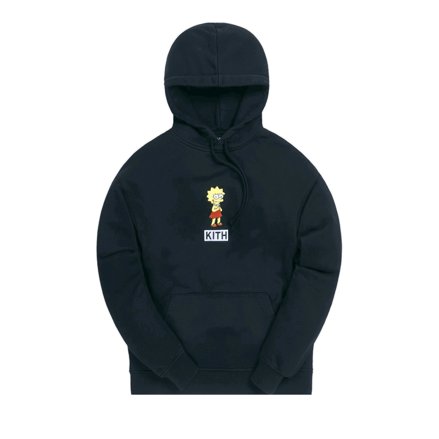 Sweatshirt KITH For The Simpsons Lisa Logo Hoodie Sort | KH2633 100, 0