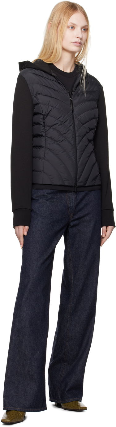 Sweatshirt Moncler Moncler Zip Up Hooded Down Cardigan Sort | K10938G00020809KZ, 4