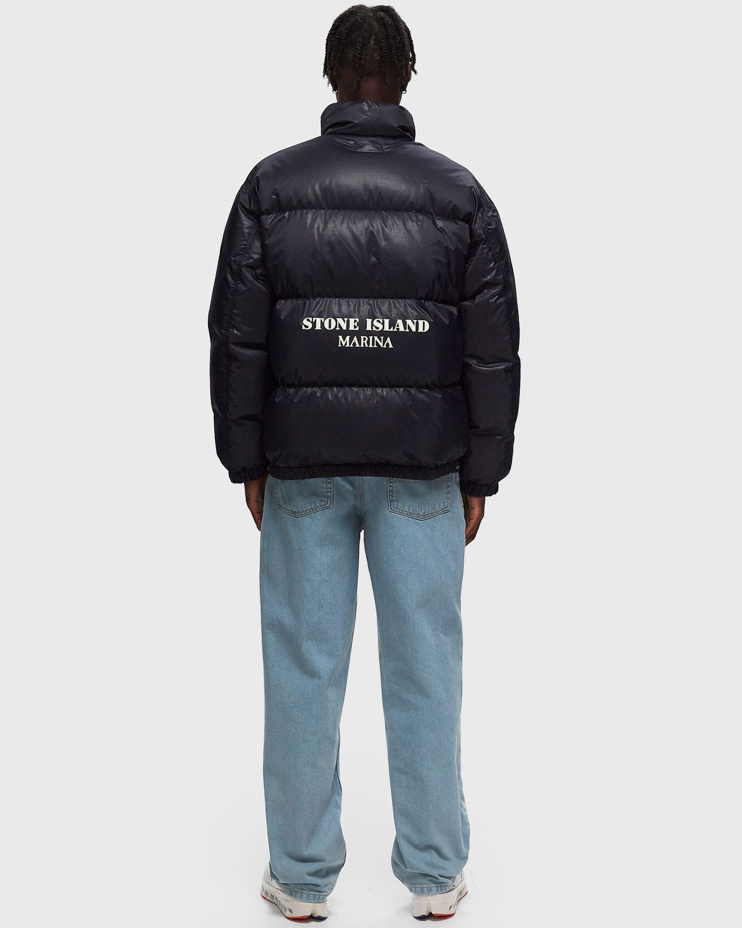 Puffer jakke Stone Island Navy 'Marina' Down Puffer Jacket Mørkeblå | 8115446X1, 1