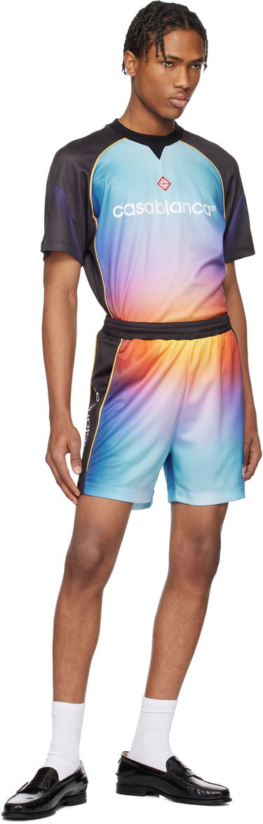 Shorts Casablanca Casablanca Gradient Football Shorts Flerfarvet | MS25-JTR-253-01, 3