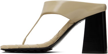 Skopleje Bottega Veneta Bottega Veneta Marella Thong Heeled Sandals Beige | 817500 V3H90, 2