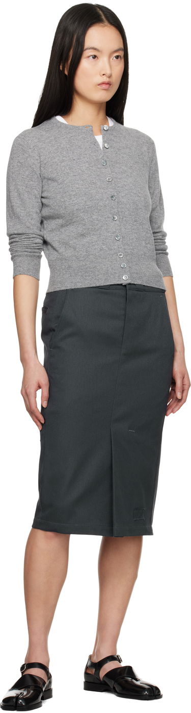 Nederdel Maison Margiela Maison Margiela Skater Chino Midi Skirt Grå | S51ME0028 S54042, 3