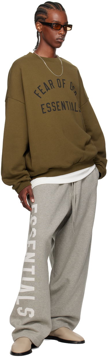 Sweater Fear of God Essentials Crewneck Sweatshirt Grøn | 192BT246264F, 4