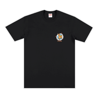 T-shirt Supreme Deer Tee Sort | SS22T35 BLACK, 0