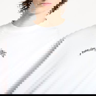T-shirt Palm Angels Curved Logo T-Shirt Hvid | PMAA002S25JER0010310, 2