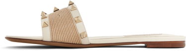Tilbehør Valentino Valentino Garavani Rockstud Slide Sandals Hvid | 6W0S0MH4HJQ, 2