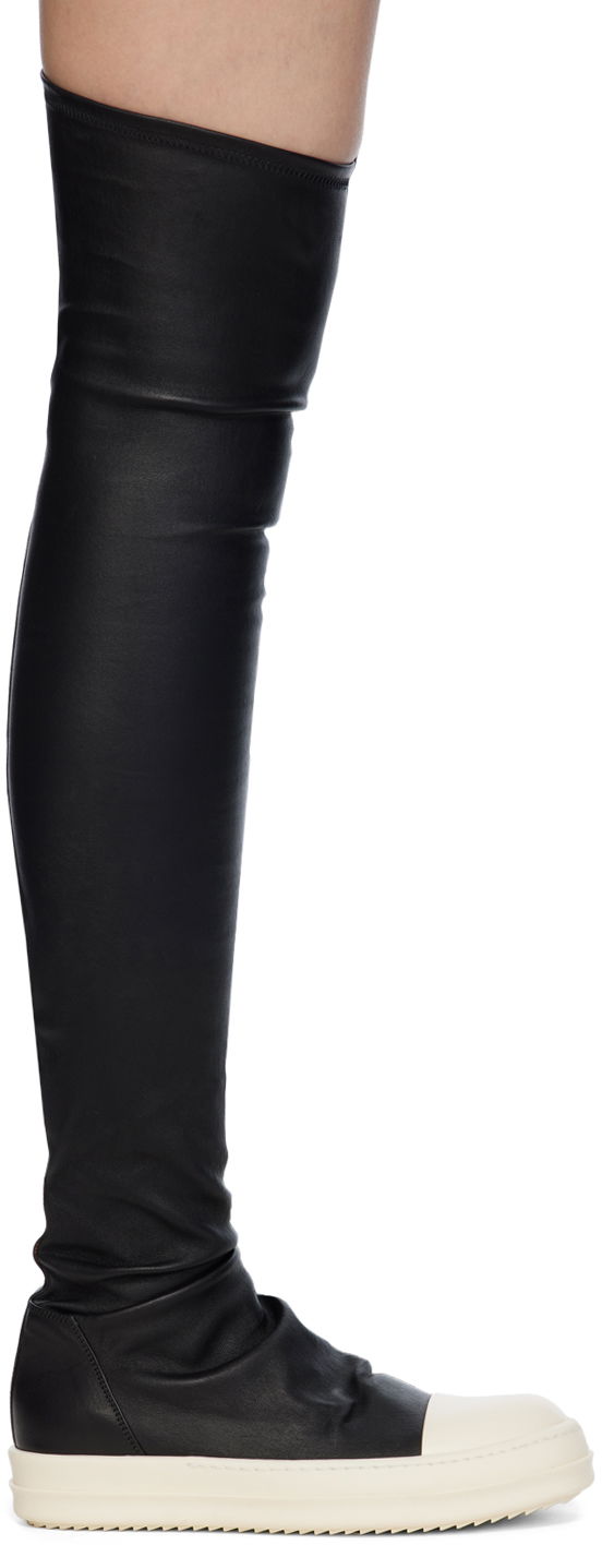 Sneakers og sko Rick Owens Stocking Boots "Black" Sort | RP01D2893 LS