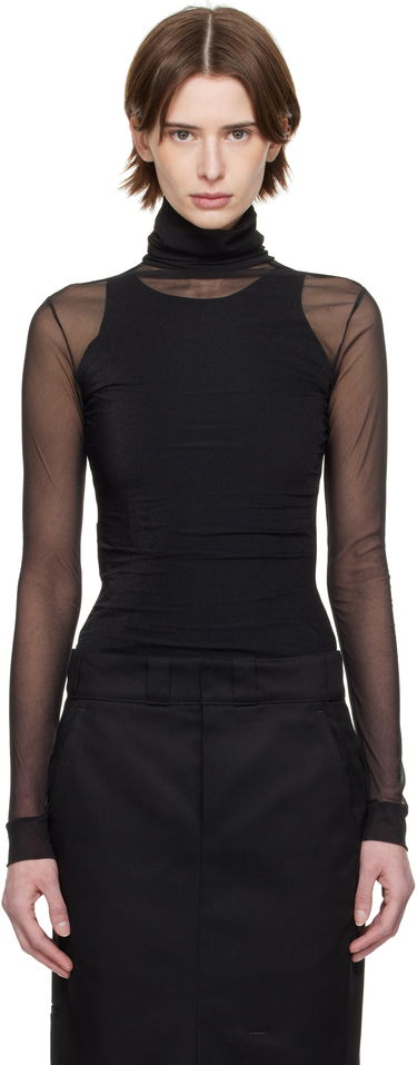 Sweater Maison Margiela Maison Margiela High-Neck Long Sleeve Bodysuit Sort | S51NA0105 M20088, 0