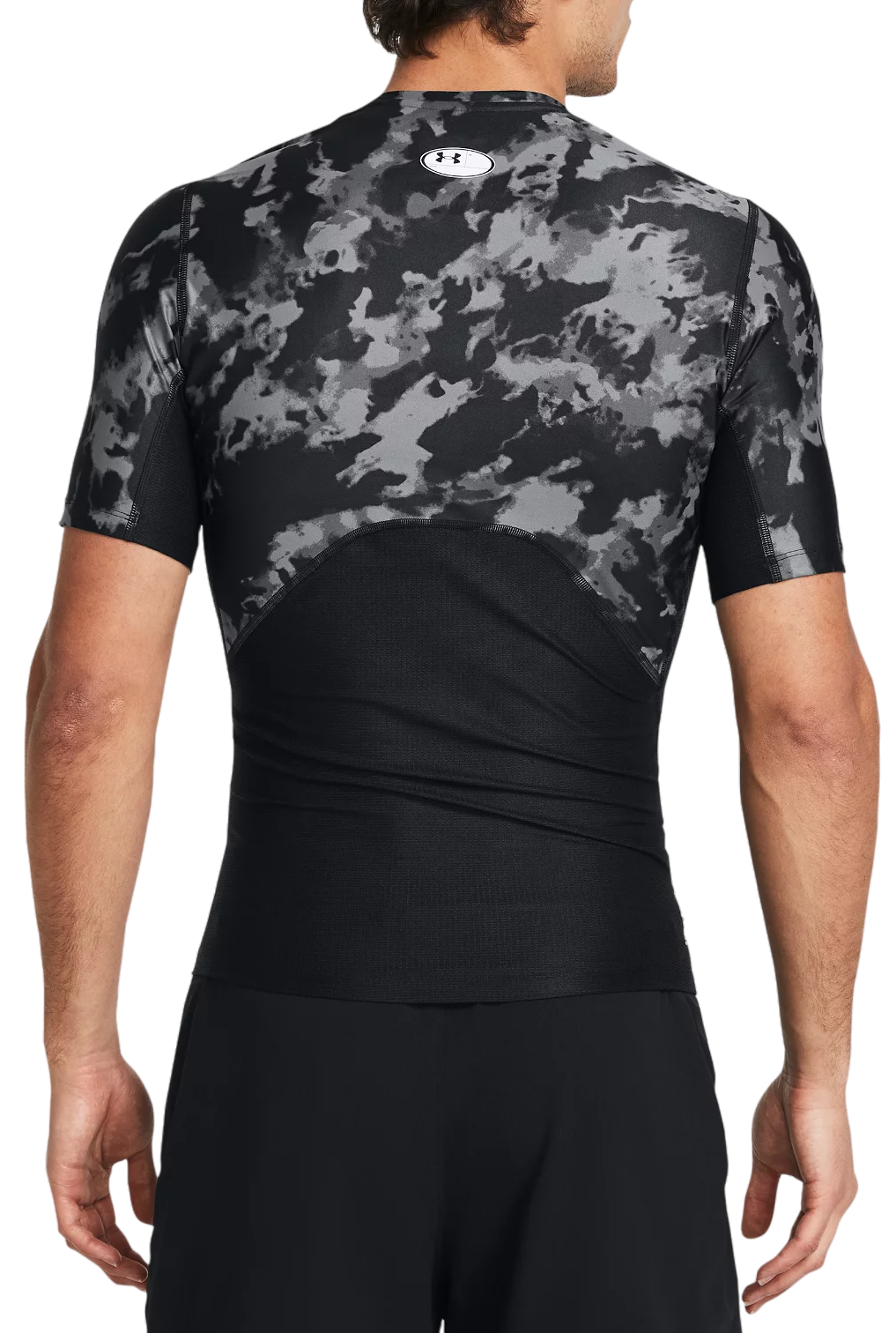 T-shirt Under Armour HeatGear® Iso-Chill Printed Sort | 1383774-001, 1