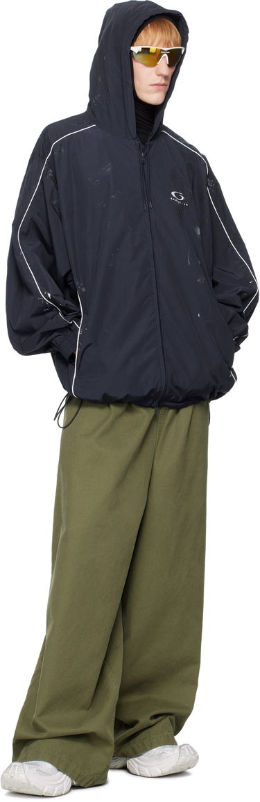 Vindjakke Balenciaga Balenciaga Painter Track Jacket Sort | 814394TPQ38, 3