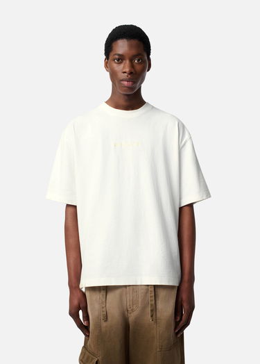 T-shirt AXEL ARIGATO Men's Relaxed Fit T-Shirt with Drawstring Hem Hvid | A3443001, 9