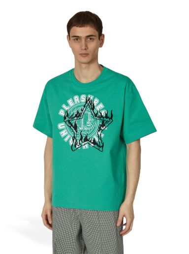 T-shirt Pleasures University Heavyweight T-Shirt Grøn | P23SP029 GREEN