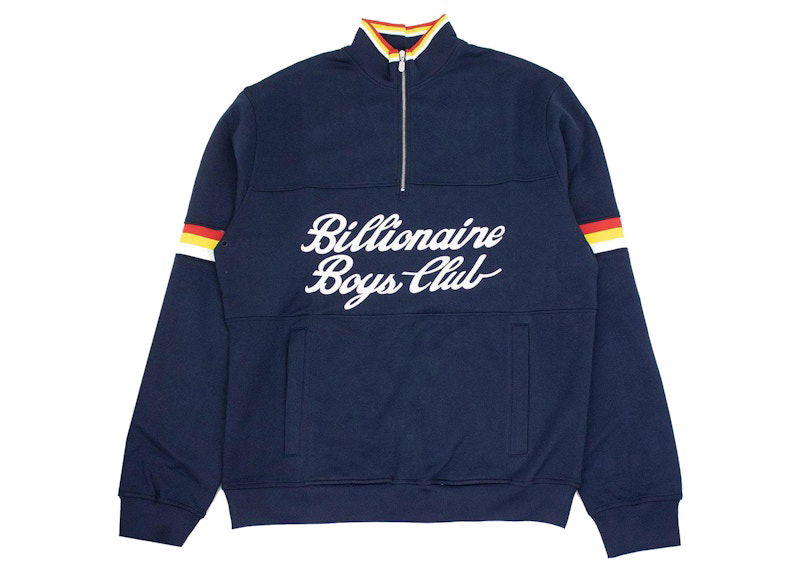 Sweater BILLIONAIRE BOYS CLUB Billionaire Boys Club Time Half-Zip Sweatshirt Mørkeblå | 8818306NVY