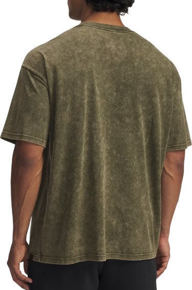 T-shirt Under Armour Project Rock Washed Patch T-Shirt Grøn | 6006763-308, 1