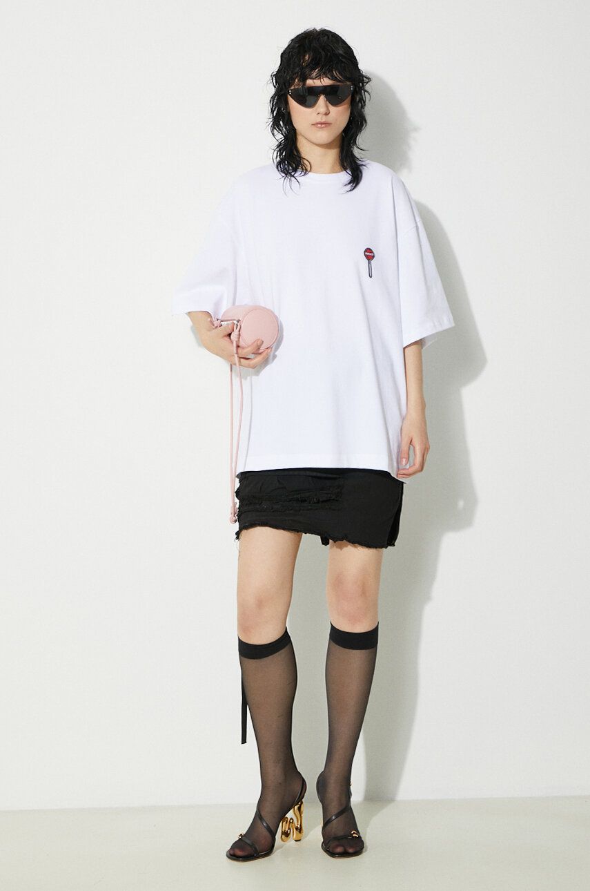 T-shirt Fiorucci Fiorucci Lollipop Patch Boxy T-Shirt Hvid | M01FPTSH103CJ01WH03, 1