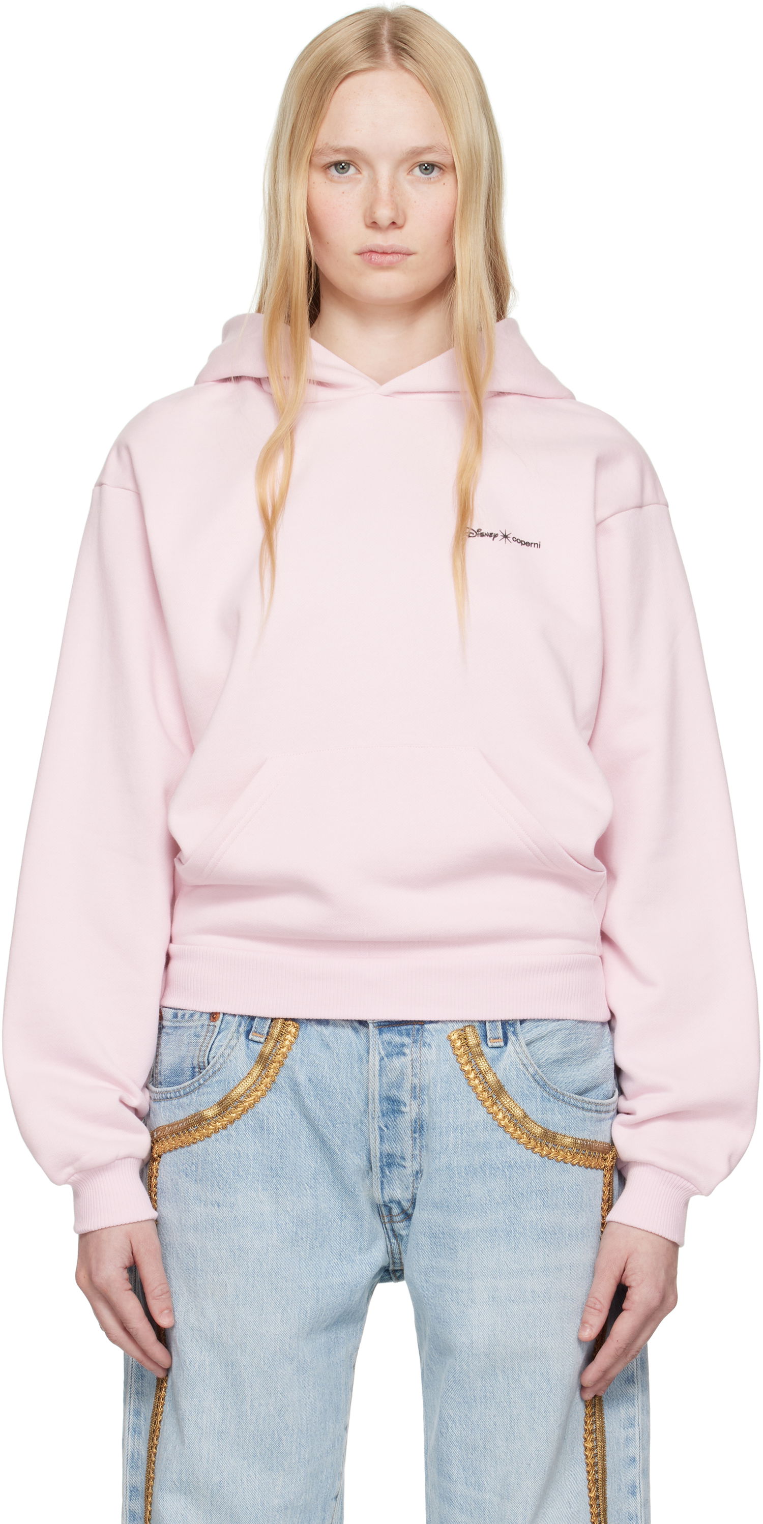 Sweatshirt Coperni Coperni Disney Crown Hoodie Lyserød | DJS152F5035, 0