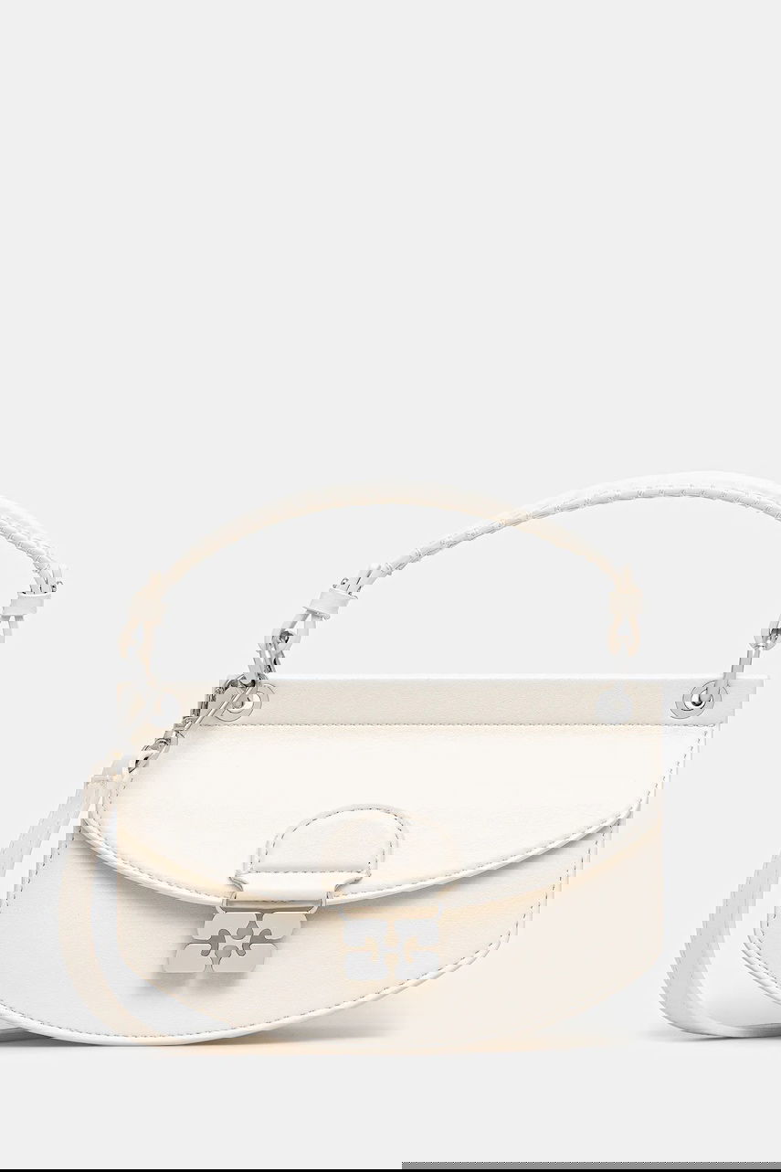 Håndtaske GANNI GANNI Apo-G Mini Top Handle Bag Hvid | A6521, 0