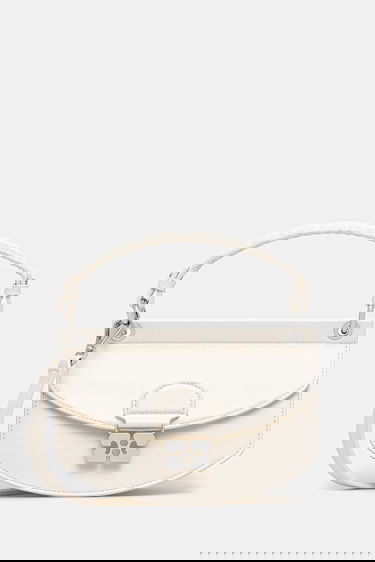 Håndtaske GANNI GANNI Apo-G Mini Top Handle Bag Hvid | A6521, 0