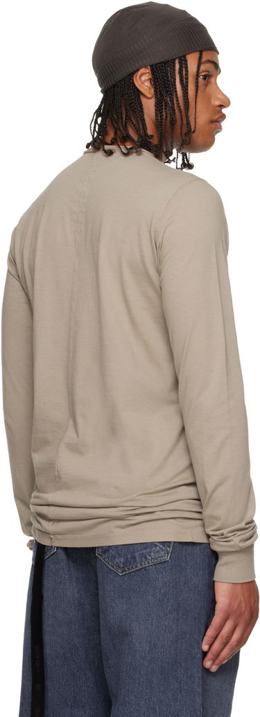 T-shirt Rick Owens DRKSHDW Concordians Level LS T-shirt Beige | DU02E7260 RN, 2