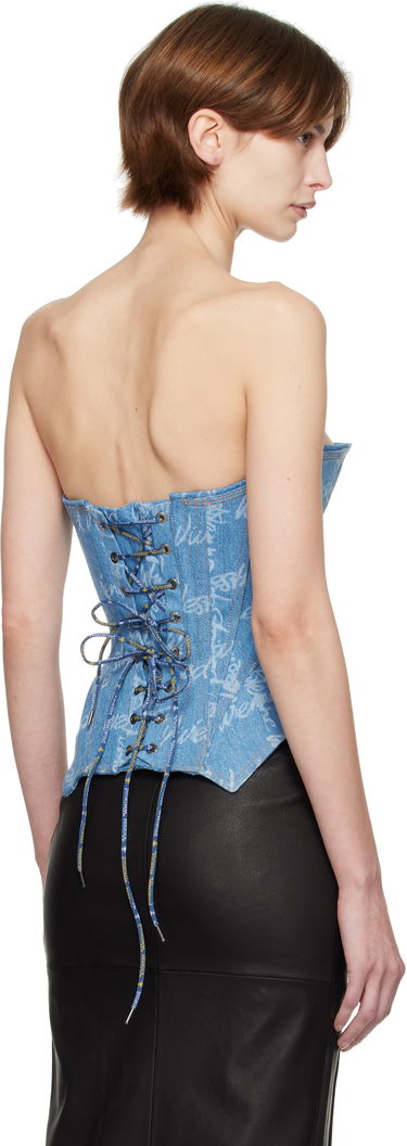 Tanktop Vivienne Westwood Vivienne Westwood Cobrax Denim Corset Blå | 15030040-W014I-, 2