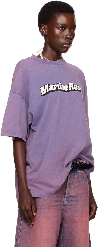 T-shirt Martine Rose Martine Rose Oversized Short Sleeve T-Shirt Lilla | 621JE03115, 1