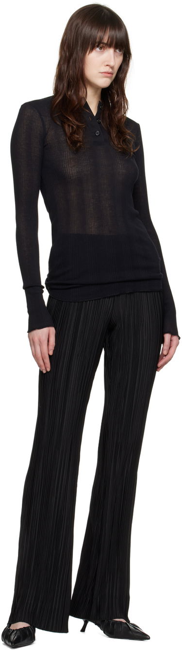 Bukser Anine Bing Anine Bing Women's Billie Pleated Trousers Sort | A-03-3148-000, 3