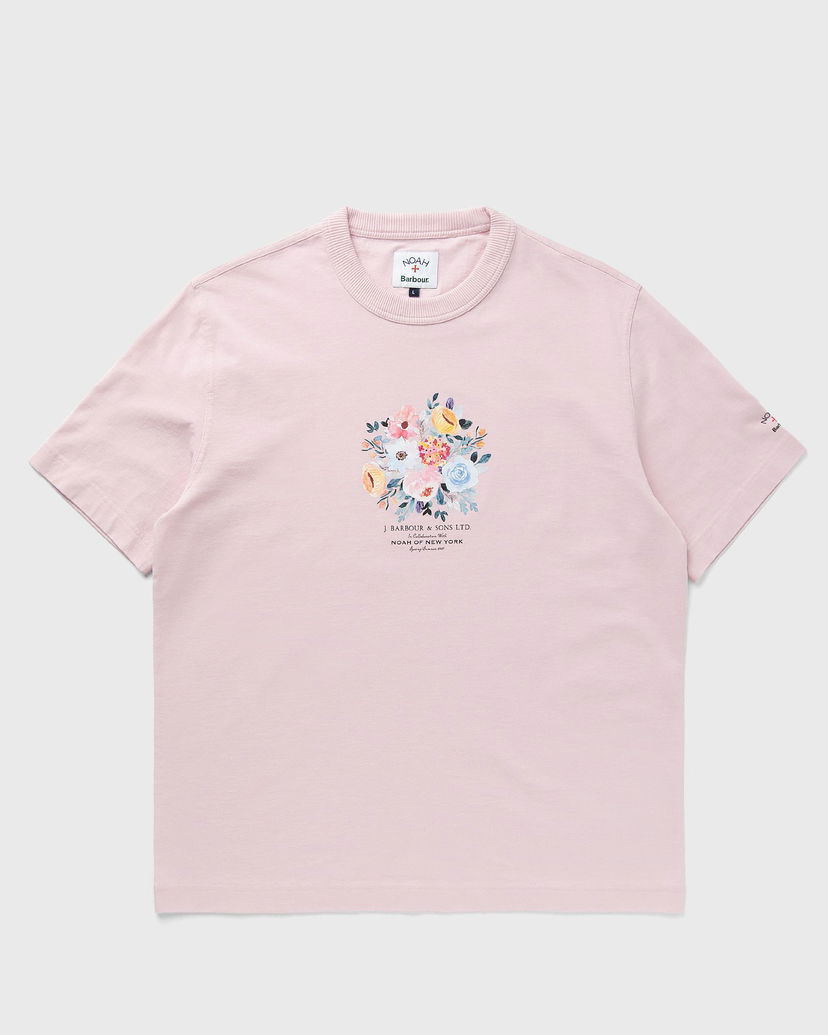 T-shirt Barbour Noah Floral Graphic Tee Lyserød | MTS1447PI12