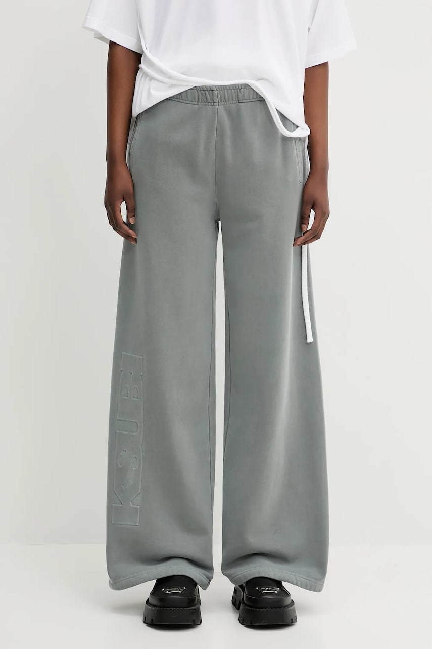 Joggingbukser Ksubi KSUBI Sott Origin Wide-Leg Sweatpants Grå | WSP25PA003, 0
