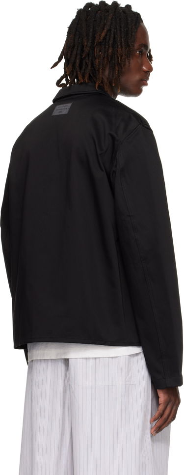 Jakke Acne Studios Acne Studios Satin Jacket Sort | B90833-, 2