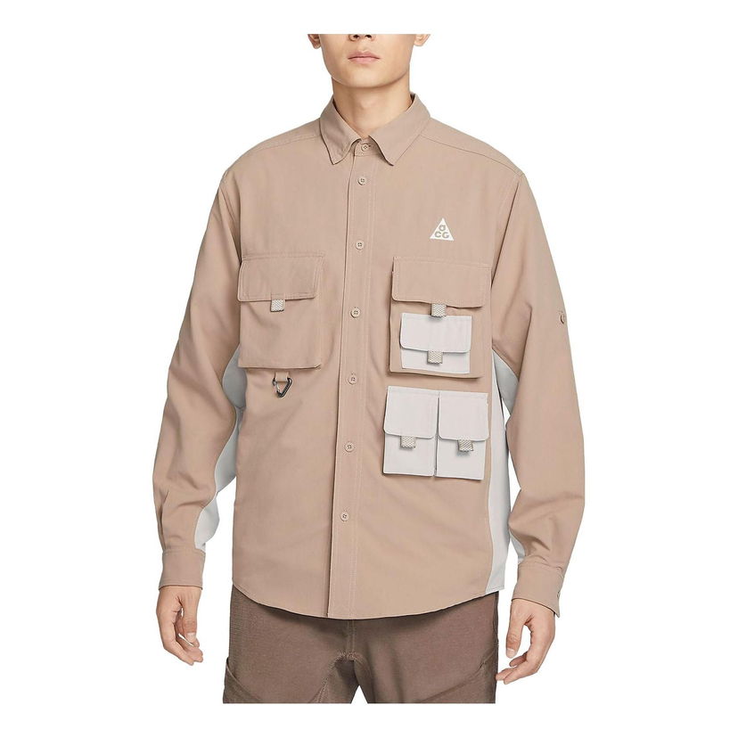 Skjorte Nike ACG ACG Devastation Trail Utility Shirt Beige | DN3937-248