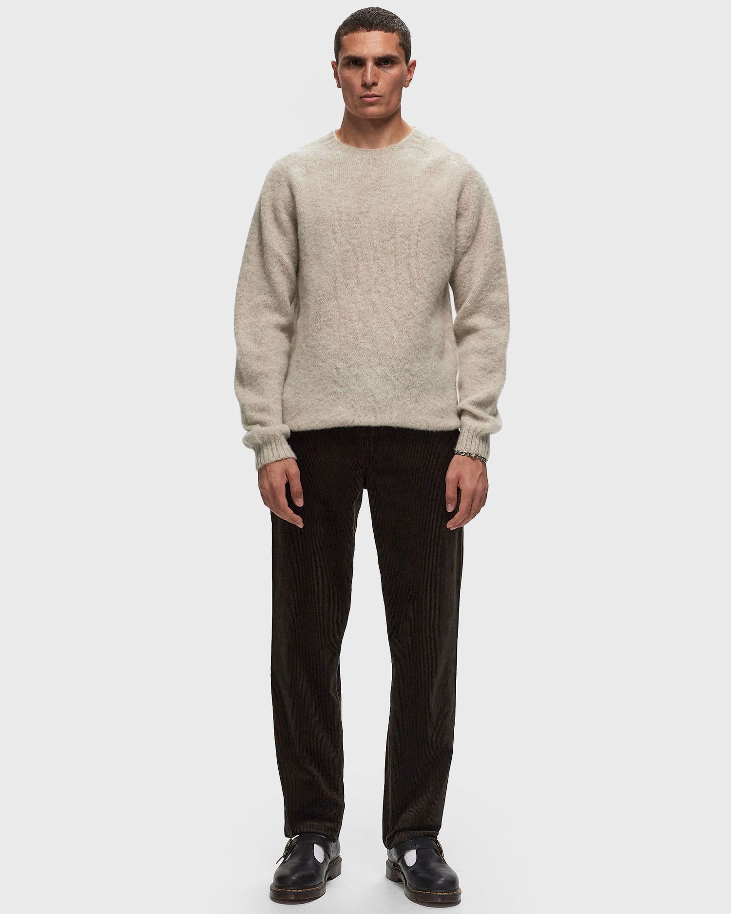 Bukser NORSE PROJECTS Aros Regular Wide Wale Corduroy Chino Sort | N25-0407-2022, 1