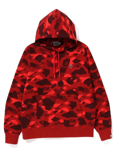 Sweatshirt BAPE Color Camo One Point Ape Head Pullover Hoodie Rød | 1I80-114-012