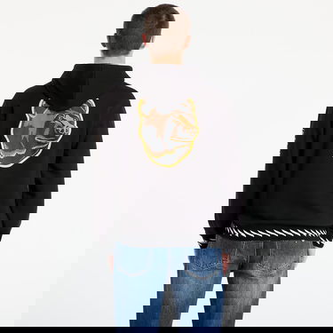 Sweatshirt Mitchell & Ness Mitchell & Ness NHL Playmaker Fleece Hoodie Vintage Logo Bruins Sort | TH11148-BBNBLCK, 3