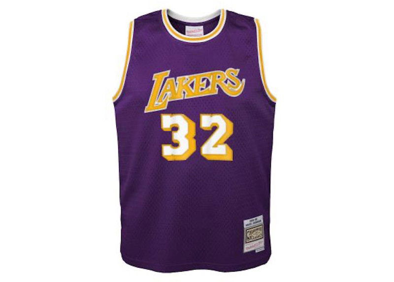 Jersey Mitchell & Ness Mitchell & Ness Los Angeles Lakers Magic Johnson Swingman Jersey Lilla | 9N2B7BRD0-LAKMJ-Y84, 0