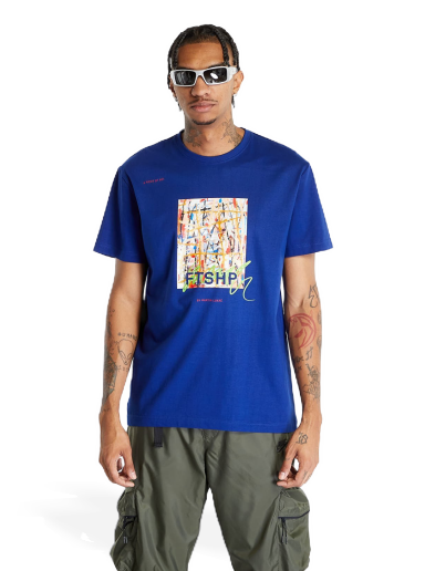 T-shirt Footshop Colouring Outside The Lines Mørkeblå | FTSHP_304