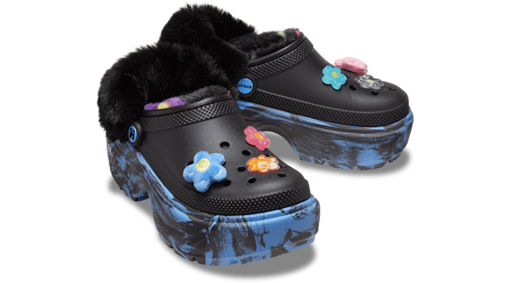 Sneakers og sko Crocs Happy Socks X Stomp Lined Clogs Sort | 211797-0NQ, 1