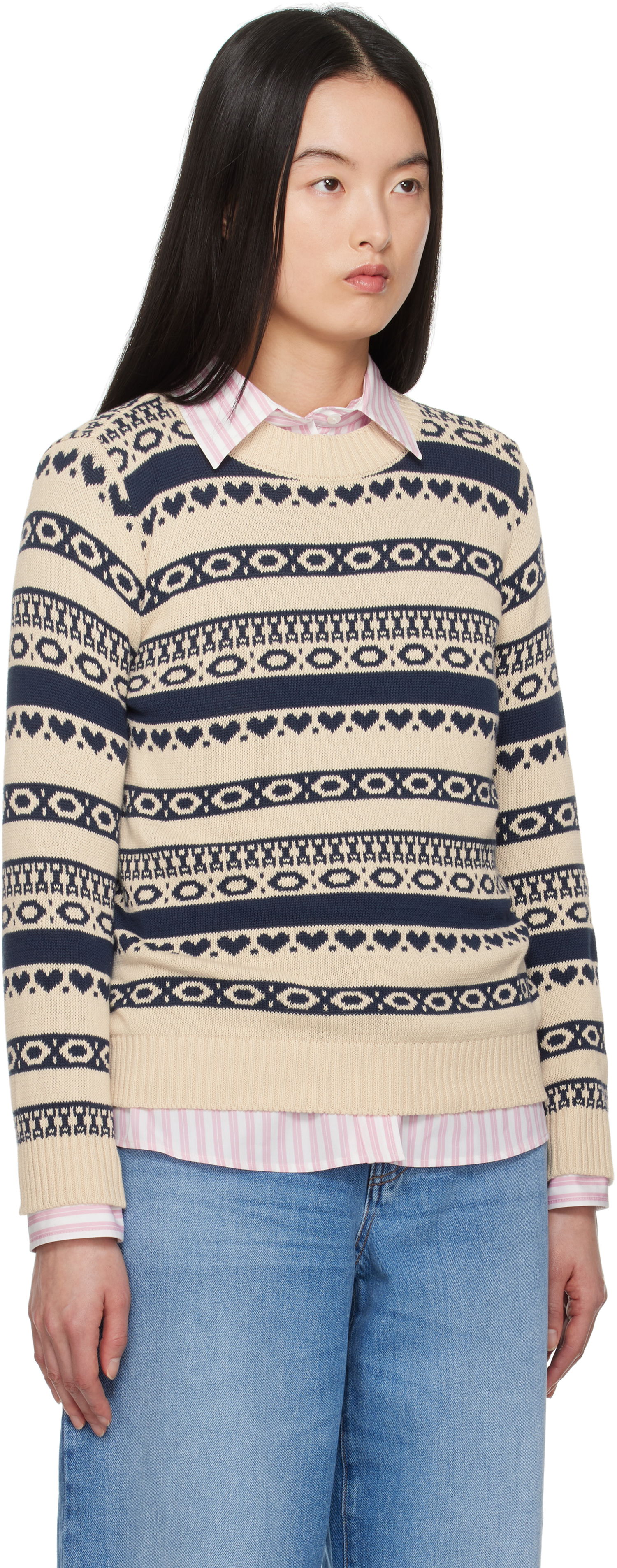 Sweater Max Mara Weekend Max Mara Teheran Knit Sweater Beige | 2515361251600, 1