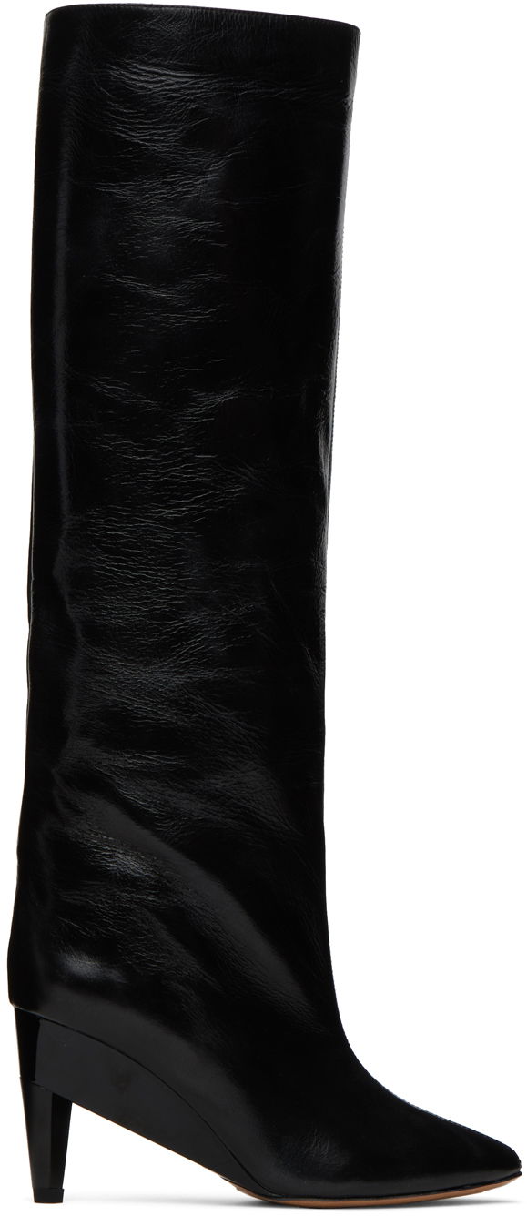 Tøj ISABEL MARANT Isabel Marant Liesel Knee-High Boots Sort | 23ABT0007FB-A3A30S, 0